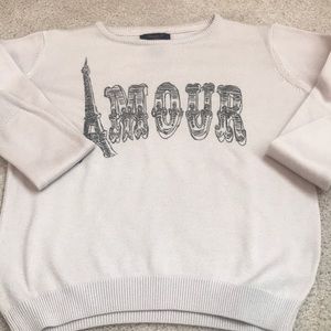 Girls Light beige Sweater